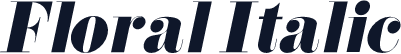 Floral Italic