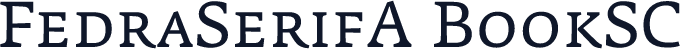 FedraSerifA BookSC