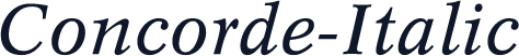 Concorde-Italic