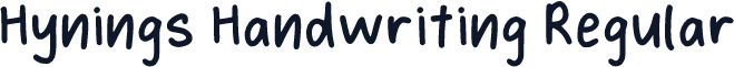 Hynings Handwriting Regular