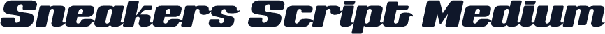 Sneakers Script Medium