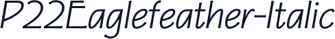 P22Eaglefeather-Italic