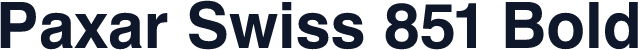 Paxar Swiss 851 Bold