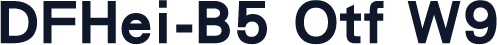 DFHei-B5 Otf W9
