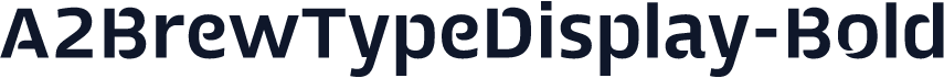 A2BrewTypeDisplay-Bold