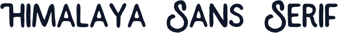 Himalaya Sans Serif