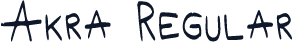 Akra Regular