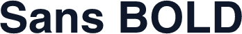 Sans BOLD