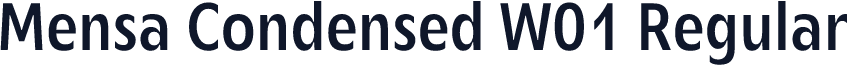 Mensa Condensed W01 Regular