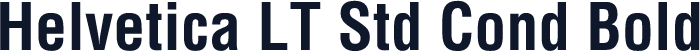 Helvetica LT Std Cond Bold
