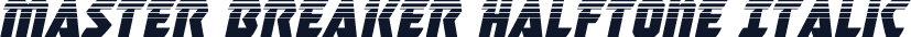 Master Breaker Halftone Italic