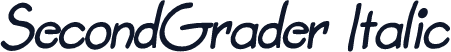 SecondGrader Italic