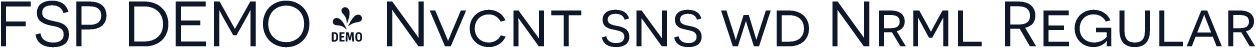 FSP DEMO - Nvcnt sns wd Nrml Regular