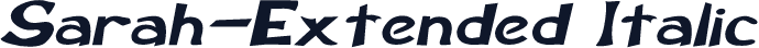Sarah-Extended Italic