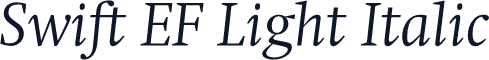 Swift EF Light Italic
