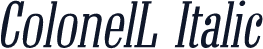 ColonelL Italic