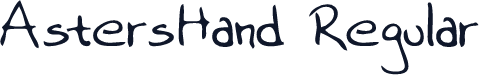 AstersHand Regular