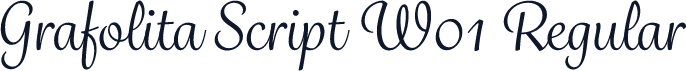 Grafolita Script W01 Regular
