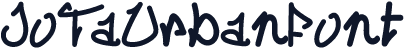 JoTaUrbanFont
