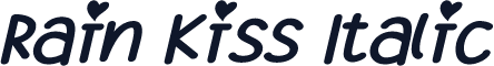Rain Kiss Italic