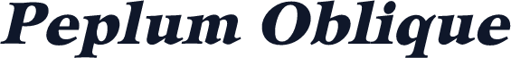 Peplum Oblique