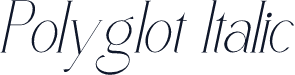 Polyglot Italic
