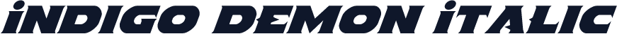 Indigo Demon Italic
