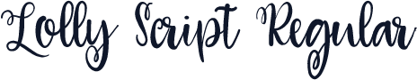 Lolly Script Regular