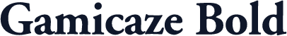 Gamicaze Bold