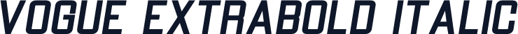 Vogue ExtraBold Italic