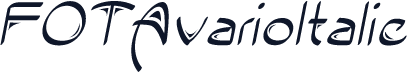 FOTAvarioItalic
