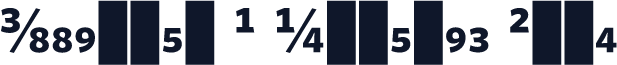 Whitney A Numeric Bold
