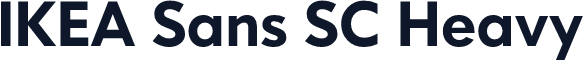 IKEA Sans SC Heavy
