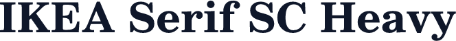 IKEA Serif SC Heavy