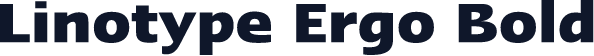 Linotype Ergo Bold