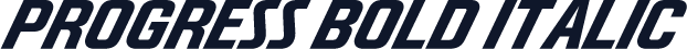 Progress Bold Italic
