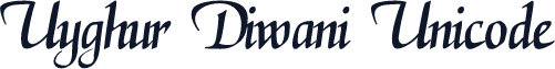 Uyghur Diwani Unicode