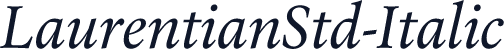 LaurentianStd-Italic