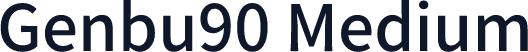 Genbu90 Medium