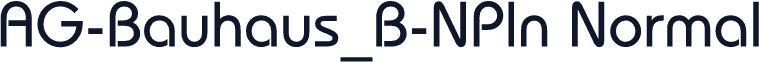 AG-Bauhaus_B-NPln Normal