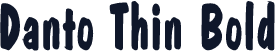 Danto Thin Bold