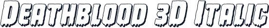 Deathblood 3D Italic