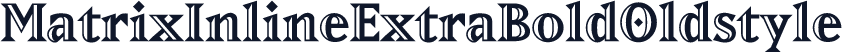 MatrixInlineExtraBoldOldstyle