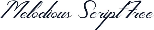 Melodious Script Free