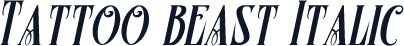 Tattoo beast Italic