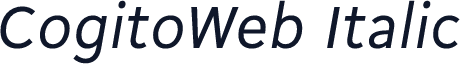 CogitoWeb Italic