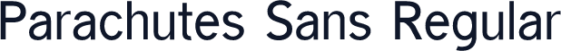 Parachutes Sans Regular