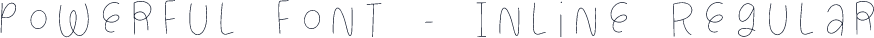 Powerful Font - Inline Regular