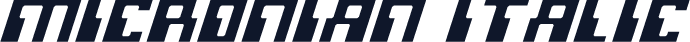 Micronian Italic