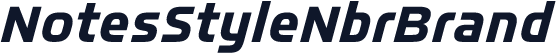 NotesStyleNbrBrand
